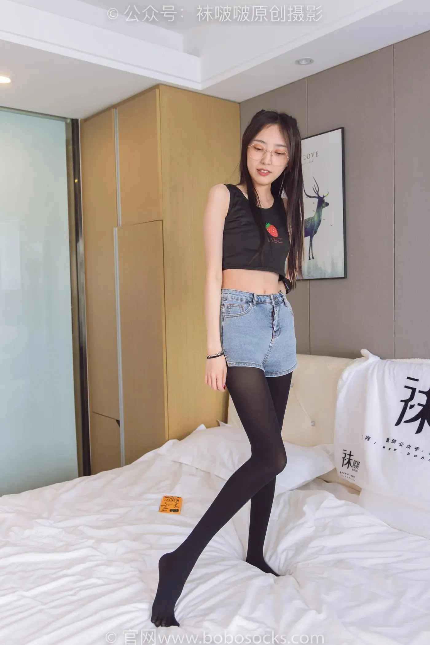 [BoBoSocks袜啵啵]NO.192 稚予-高跟鞋、黑色五指袜 [139P]插图1